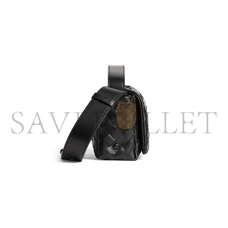 B0tt*ga Ven*ta INTRECCIATO MINI BAG WITH FLAP 857931V2HL08803 (20*12*6.5cm)